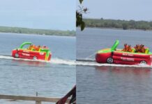 Holy ride? Monks’ speedboat clip goes viral