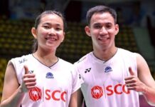 Thailand’s Dechapol, Supissara beat world No. 1 into Badminton Asia final