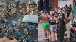 Phuket police arrest 7 foreign tourists over Songkran water attack on motorist