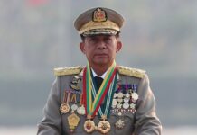 Myanmar’s parliament elects ruling general as president, keeping the army in charge
