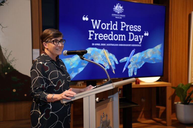 Ambassador Macdonald giving opening remarks