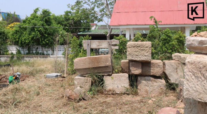 Ancient Khmer ruins found beneath Korat housing estate 1 Ancient Khmer ruins found beneath Korat housing estate