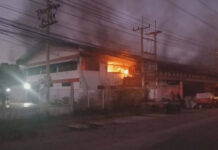 Blaze destroys cannabis drying warehouse in Korat Blaze destroys cannabis drying warehouse in Korat