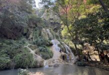 Erawan National Park closes due to forest fires, PM2.5 spike
