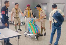 Scouts assist travellers during Songkran travel rush Scouts assist travellers during Songkran travel rush