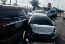 Seven-vehicle pile-up in Korat injures more than 10 Seven-vehicle pile-up in Korat injures more than 10