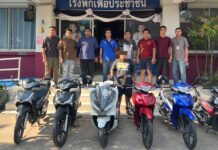 Thai police bust major motorbike theft ring network Thai police bust major motorbike theft ring network
