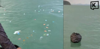 Tour boat crew filmed dumping rubbish off Phuket coast Tour boat crew filmed dumping rubbish off Phuket coast