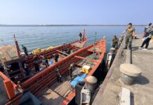 Thai navy seizes three Cambodian fishing boats smuggling goods, crews cite economic hardship
