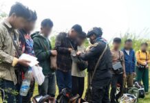 Thai border forces arrest 16 Cambodian migrants in Sakaeo illegal crossing attempt