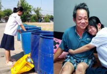 “I’m not ashamed. I have to help my dad” — 15-year-old girl collects bottles to support family
