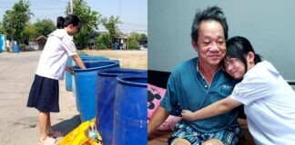 “I’m not ashamed. I have to help my dad” — 15-year-old girl collects bottles to support family