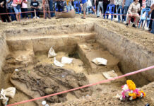 Ancient drums and skeletons found at Phetchaburi site Ancient drums and skeletons found at Phetchaburi site