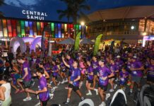 3,000 runners take on Central Samui’s Neon Run 2026
