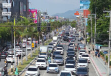 Crowds flock to Bang Saen beach, spending stays muted Crowds flock to Bang Saen beach, spending stays muted