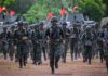 First Army Region inspects combat readiness at Thai-Cambodian border”