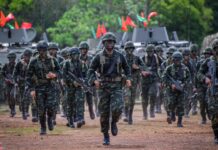 First Army Region inspects combat readiness at Thai-Cambodian border”