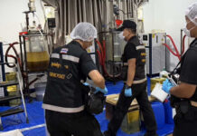 Three Chinese held over illegal “zombie vape” lab in Pattaya Three Chinese held over illegal “zombie vape” lab in Pattaya