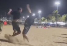 Tourist attacks Thai man after beach cannabis warning Tourist attacks Thai man after beach cannabis warning