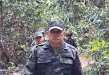 Regional Army Chief Inspects Border Blast Site Near Cambodia Regional Army Chief Inspects Border Blast Site Near Cambodia