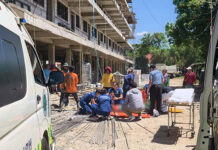 Two Workers Killed, One Severely Injured in Police Flats Balcony Collapse Two Workers Killed, One Severely Injured in Police Flats Balcony Collapse