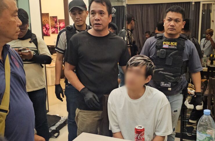 Chinese nationals arrested after Pattaya crash uncovers cache of weapons and explosives