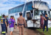Factory bus slams into school transport, injuring 24 students