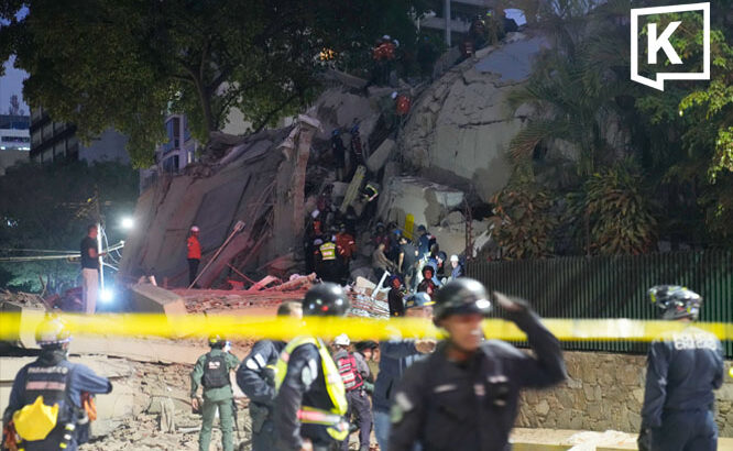Back-to-back powerful earthquakes slam Venezuela, collapsing buildings in the capital of Caracas