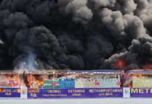 Myanmar torches $600 million in seized heroin, meth and other drugs