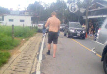 British man arrested after second disturbance in Phuket British man arrested after second disturbance in Phuket