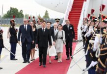 King and Queen arrive in France for state visit marking 170 years of diplomatic ties