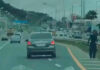 Man filmed throwing rocks at cars on Phuket bypass road Man filmed throwing rocks at cars on Phuket bypass road