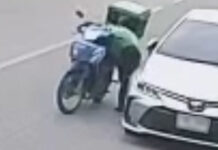 Rider Caught on Camera Picking Up Wallet, Driving Off Rider Caught on Camera Picking Up Wallet, Driving Off