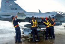 Thai Air Force boosts U-Tapao deployment, conducts AIM-9 missile drills