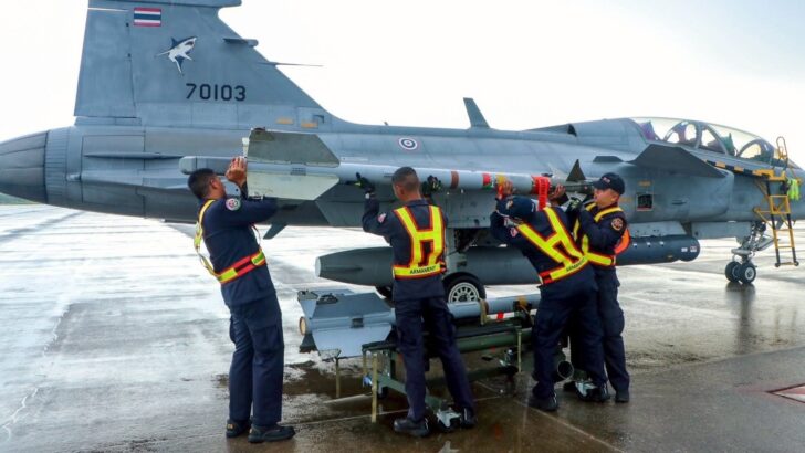 Thai Air Force boosts U-Tapao deployment, conducts AIM-9 missile drills