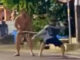 Foreign tourist wields metal pipe, ends up bloodied by Thai Krabi-Krabong skills Foreign tourist wields metal pipe, ends up bloodied by Thai Krabi-Krabong skills