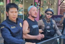 British man arrested after acid attack on Pattaya guesthouse manager