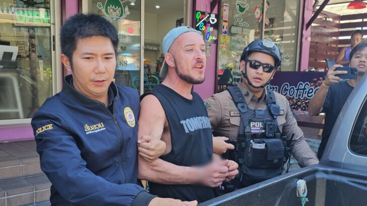 British man arrested after acid attack on Pattaya guesthouse manager