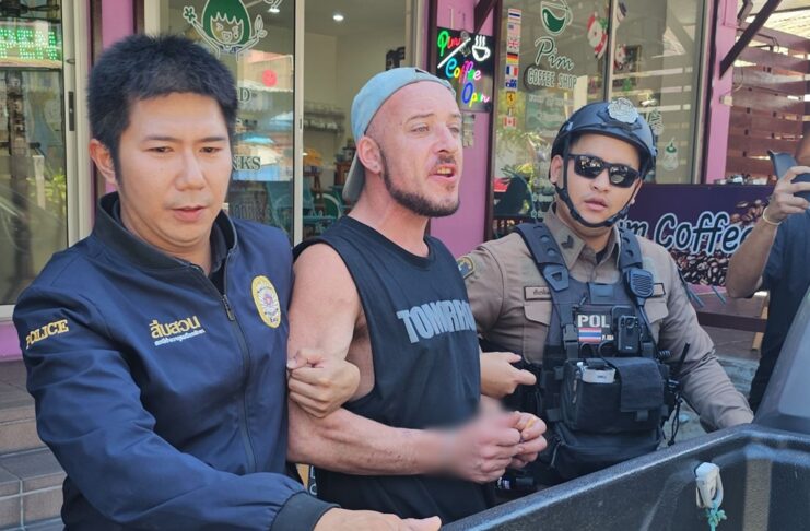 British man arrested after acid attack on Pattaya guesthouse manager