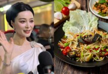 Fan Bingbing declares love for Som Tam Pla Ra