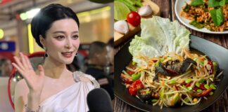 Fan Bingbing declares love for Som Tam Pla Ra