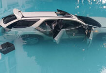 29-year-old man drives car into Chulalongkorn pool over condo rent dispute with mother 29-year-old man drives car into Chulalongkorn pool over condo rent dispute with mother