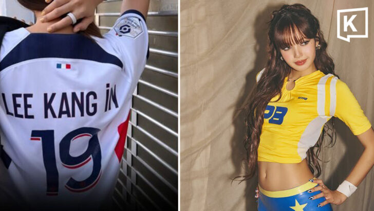 Lisa in Lee Kang-in jersey backs South Korea after opener win