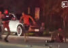 Shirtless man injures two police officers with iron bar in Saraburi