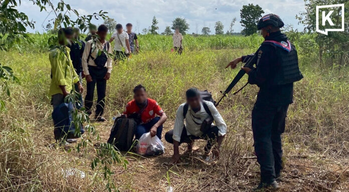 11 arrested after crossing border, fleeing alleged scam work 11 arrested after crossing border, fleeing alleged scam work
