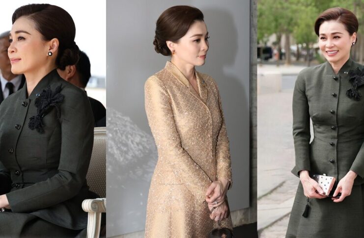 Thai queen showcases silk fashion during Paris visit Thai queen showcases silk fashion during Paris visit