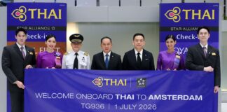 Thai Airways resumes Amsterdam route after 28-year hiatus
