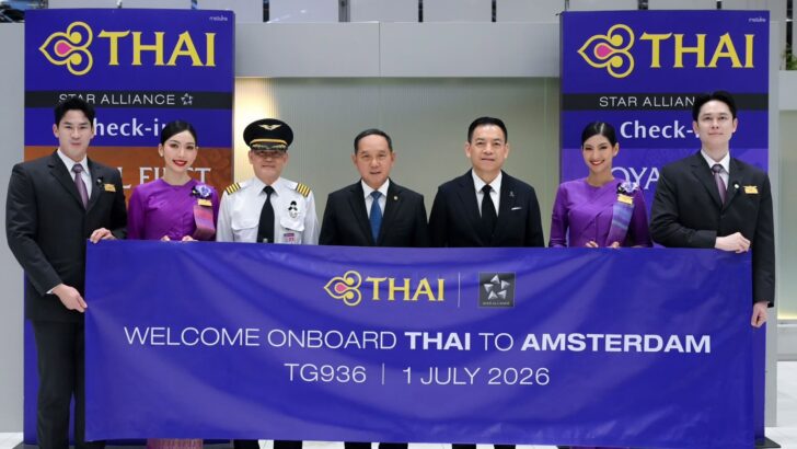 Thai Airways resumes Amsterdam route after 28-year hiatus