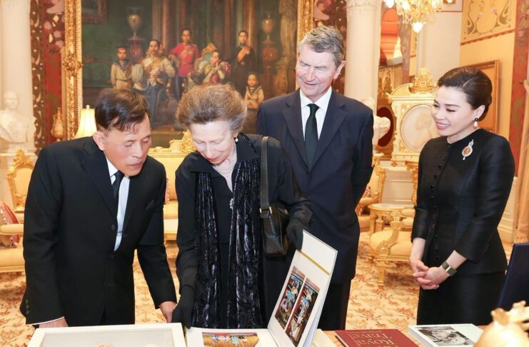 King, Queen receive Princess Anne during official visit to Thailand