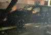 Three die after BMW crashes into tuk-tuk in Nonthaburi housing estate